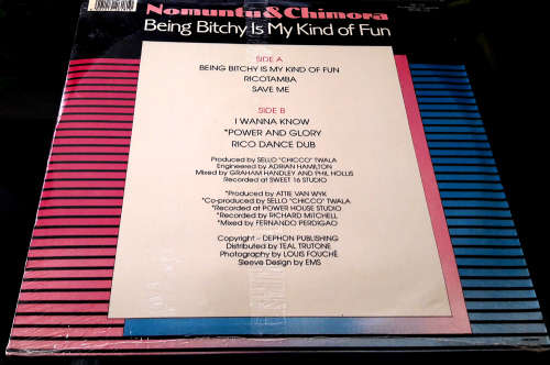 Nomuntu & Chimora - Being B-tchy Is My Kinda Fun Vinyl / LP