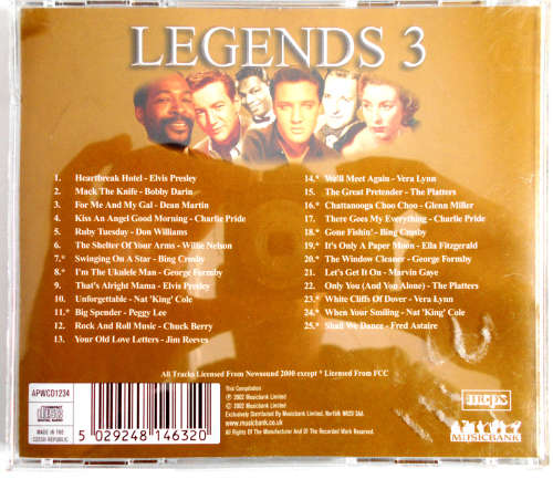 Legends Vol. 3 - Various CD
