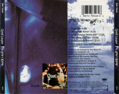 Cyndi Lauper - You Dont Know Maxi CD