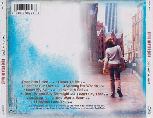Olivia Newton-John - Back With a Heart CD