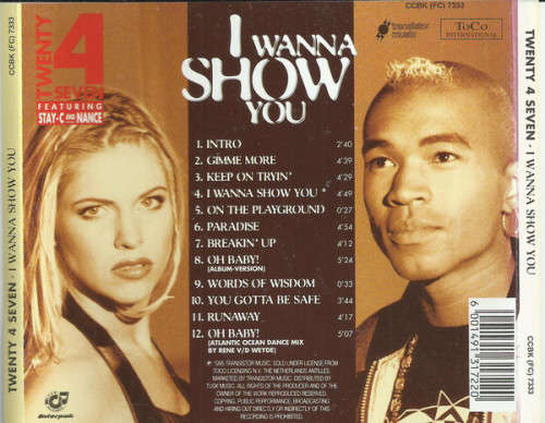 Twenty 4 Seven - I Wanna Show You CD