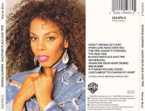 Donna Summer - Another Place and Time CD