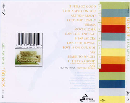 Sonique - Hear My Cry CD