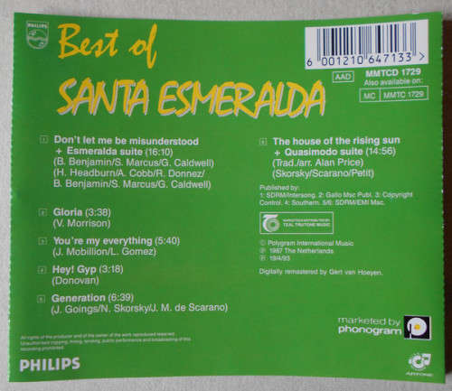 Santa Esmeralda - Best of CD