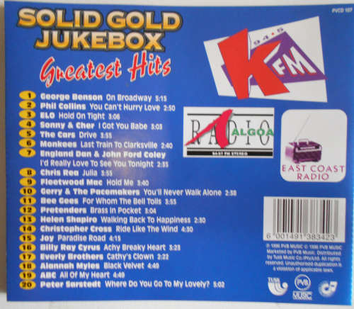 Solid Gold Jukebox - Greatest Hits Various CD