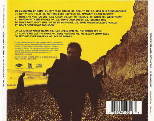 Del Amitri - Hatful of Rain (The Best Of) / Live At Abbey Road Double CD