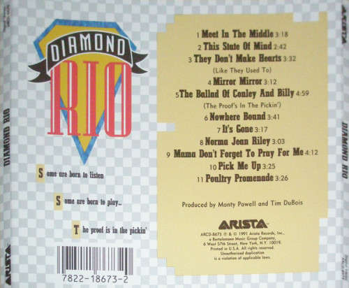 Diamond Rio - Diamond Rio CD