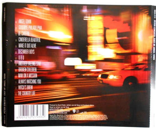 Peter Cincotti - East Of Angel Town CD