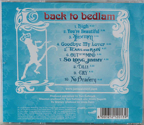 James Blunt  Back To Bedlam CD
