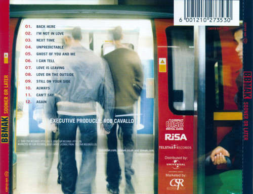 BBMak - Sooner Or Later CD