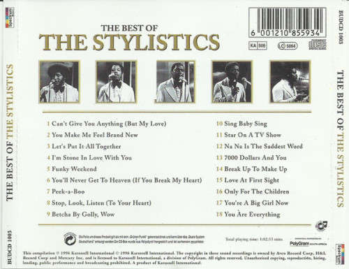 Stylistics - Best of CD