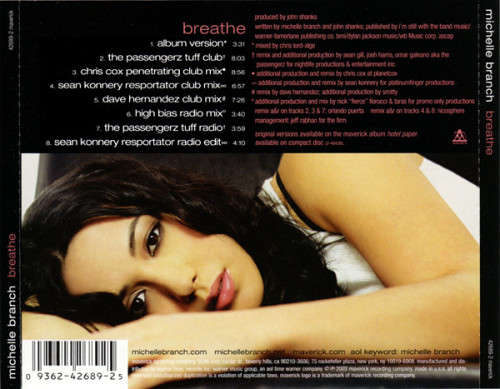 Michelle Branch - Breathe Maxi Single CD Import