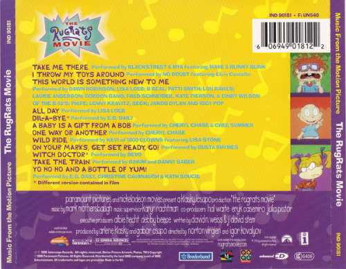 Various - Music From The Motion Picture The Rugrats Movie CD