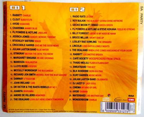 SA Party (South Africa`s Greatest Hits) - Various Double CD