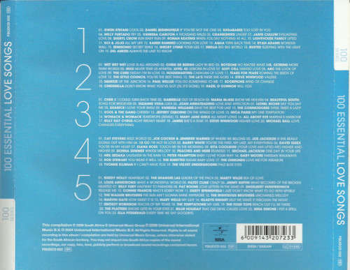 Various - 100 Essential Love Songs 5x CD Set