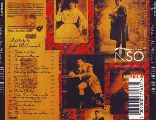 Finbar Wright and Mike Batt - A tribute to John McCormack CD
