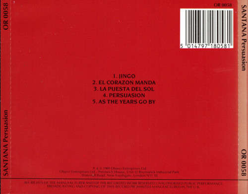Santana - Persuasion CD