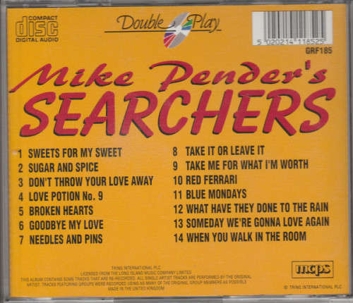 Mike Pender's Searchers - Needles & Pins & Other Hits CD