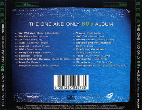 Various - One & Only 80`s Album CD