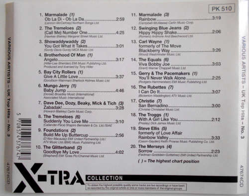 UK Top Hits No.3 - Various CD