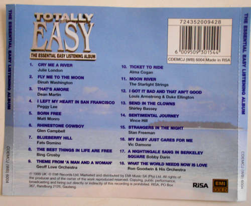 Totally Easy - Essential Easy Listening Album - Various CD