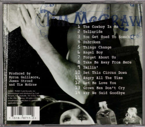 Tim McGraw -- Set This Circus Down CD import