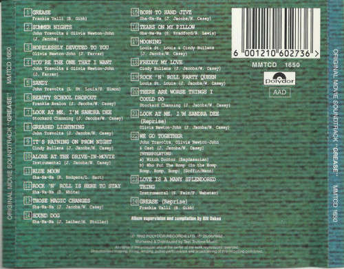 Grease - Soundtrack CD