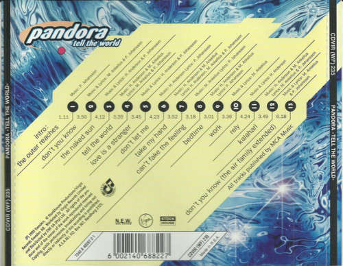 Pandora - Tell the World CD