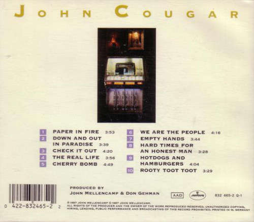 John Cougar Mellencamp - The Lonesome Jubilee CD Import