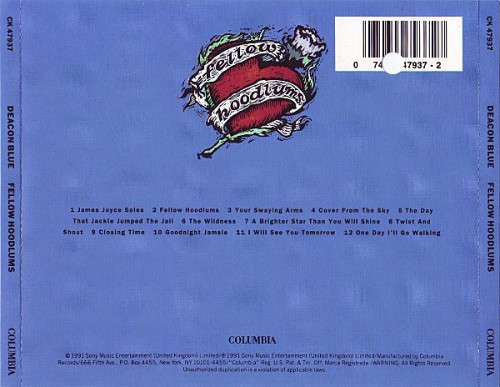 Deacon Blue - Fellow Hoodlums CD Import