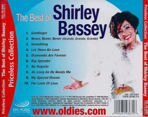 Shirley Bassey - Best of CD Import