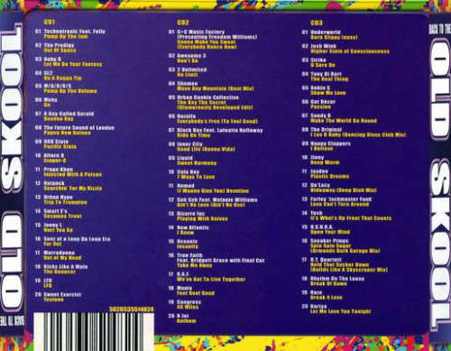 Various - Very Best Of Back To The Old Skool Import 3x CD