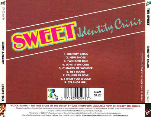 The Sweet - Identity Crisis CD Import