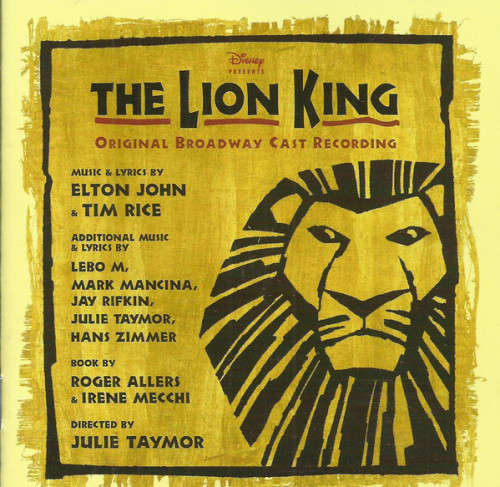 Various - The Lion King (Original Broadway Cast Recording) CD