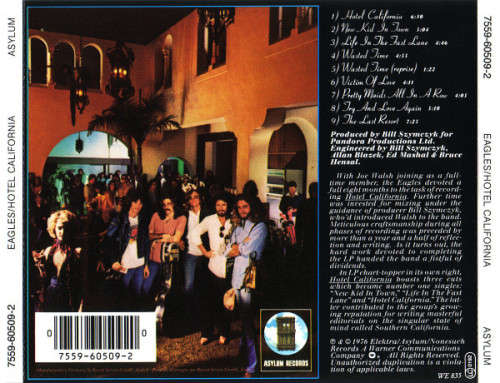 Eagles - Hotel California Import German CD