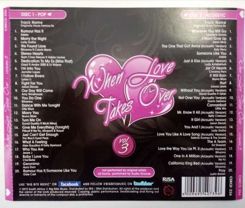 When Love Takes Over - Various Double CD