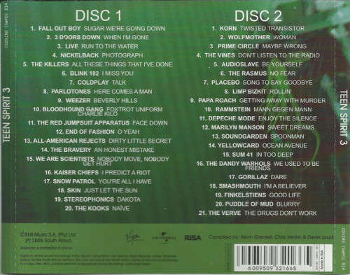 Teen Spirit 3 - Various Double CD