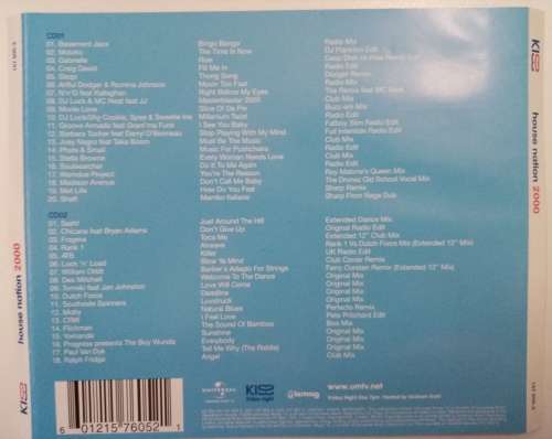 Kiss House Nation 2000 - Various Double CD