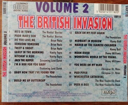 British Invasion Volume 2 - Various CD