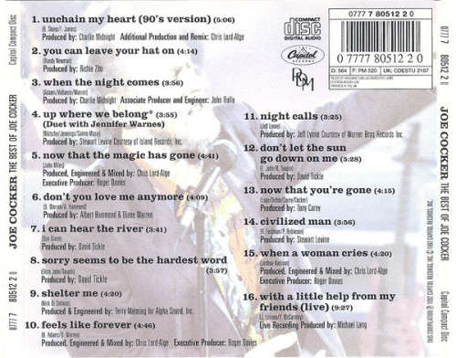Joe Cocker - Best of CD Import