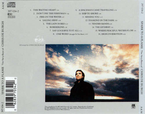 Chris De Burgh - Spark To a Flame (Very Best of) CD Import