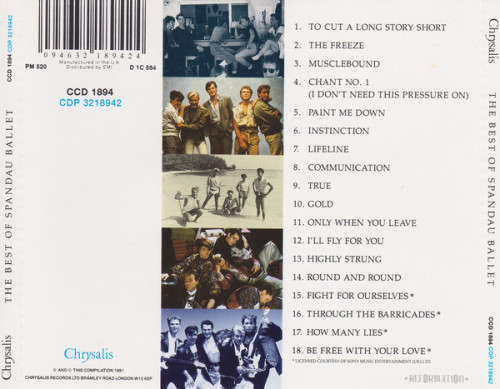 Spandau Ballet - Best of CD Import