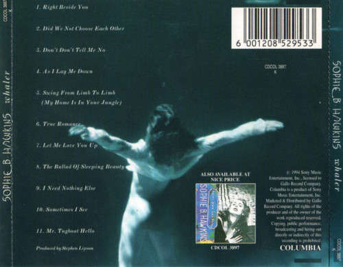 Sophie B. Hawkins - Whaler CD