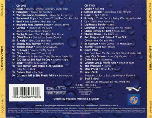 Genuine Sound of Summervybes - Various Double CD Import