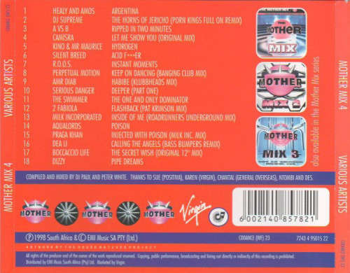 Mother Mix 4 - Various CD Rare