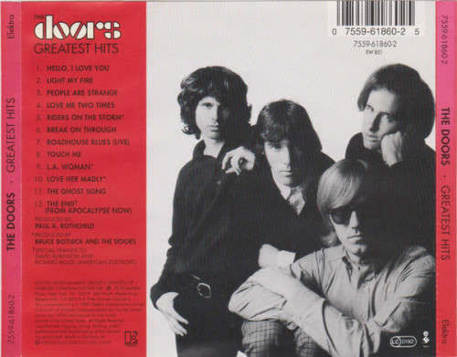 Doors - Greatest Hits Import CD
