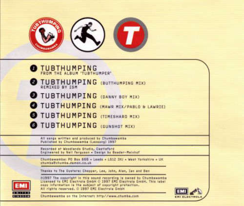 Chumbawamba - Tubthumping Maxi CD Single Import