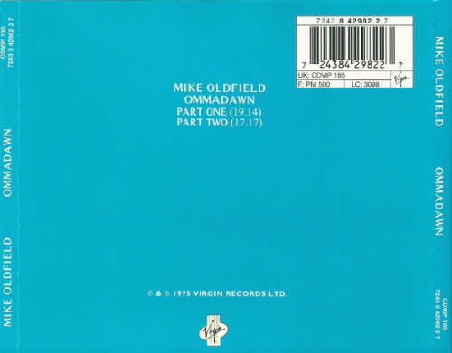 Mike Oldfield - Ommadawn CD Import