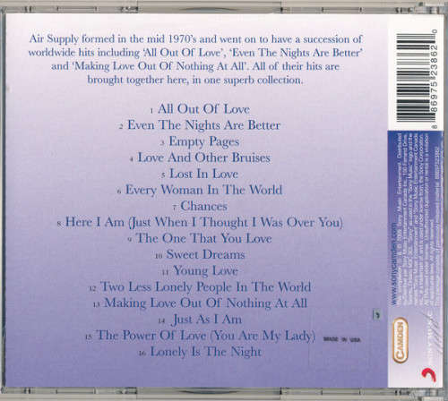 Air Supply - The Collection CD Import