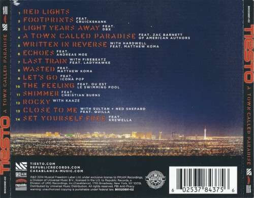 Tiësto - A Town Called Paradise CD